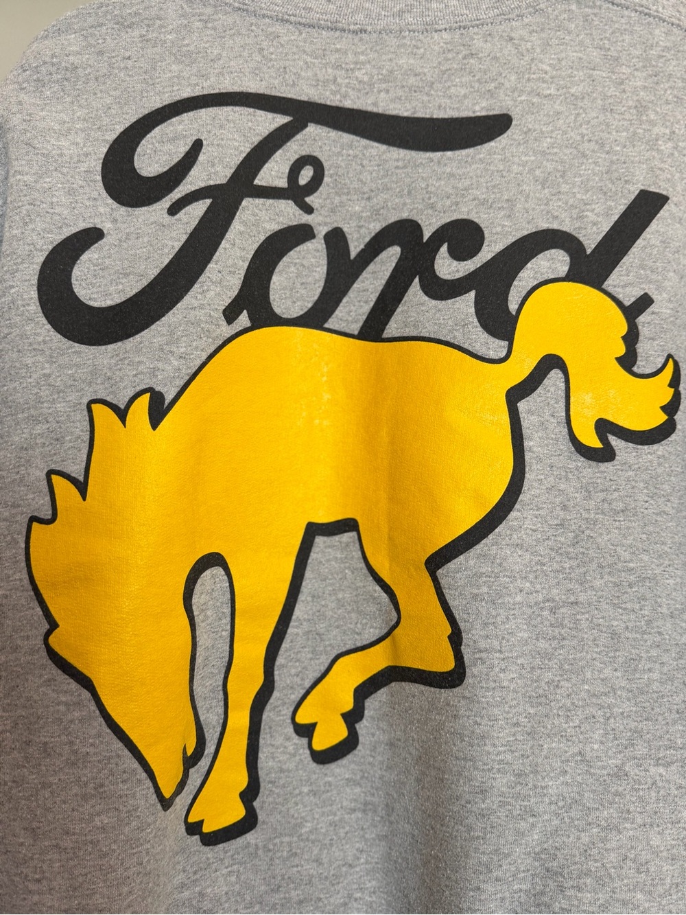 Ford Bronco Crewneck Sweatshirt - Gray with Yellow Graphic - Picture 5 of 5
